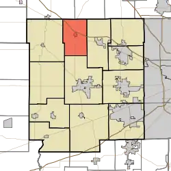 Location in Hendricks County