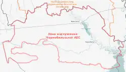 Chernobyl zonal boundaries (red)