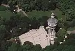 The water tower and the open-air theater