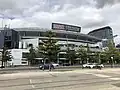 Exterior view of the stadium as seen from the harbour side