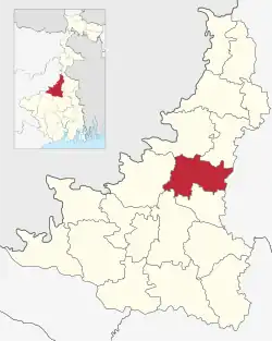 Location in West Bengal