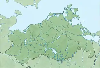 Damerower See is located in Mecklenburg-Vorpommern