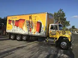 Medalla delivery truck