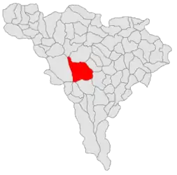 Location in Alba County