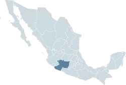 Location within Mexico