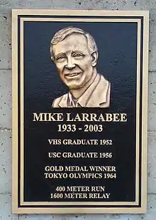 Mike Larrabee plaque