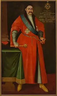 Leliwa on the painting of Mikołaj Hieronim Sieniawski, 17th century