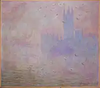 The Houses of Parliament, Seagulls, 1903, Princeton University Art Museum