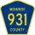 County Road 931 marker