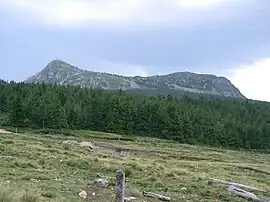 Mont Mézenc seen from La Rochette