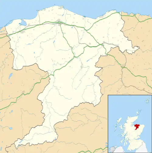 Hopeman is located in Moray