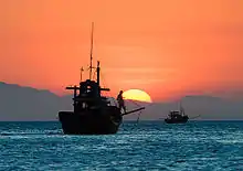 Fishing at dawn near Mũi Né