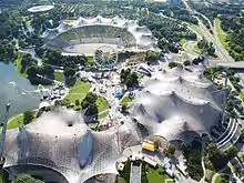 Olympiahalle, Olympiastadion und Olympia Schwimmhalle