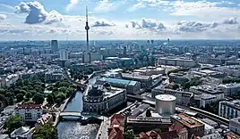 Tiergarten and Mitte skyline