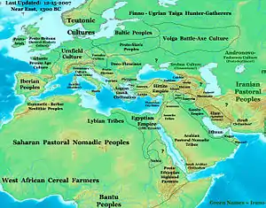 Image 25Egypt and its world in 1300 BC. (from History of ancient Egypt)