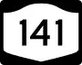 New York State Route 141 marker