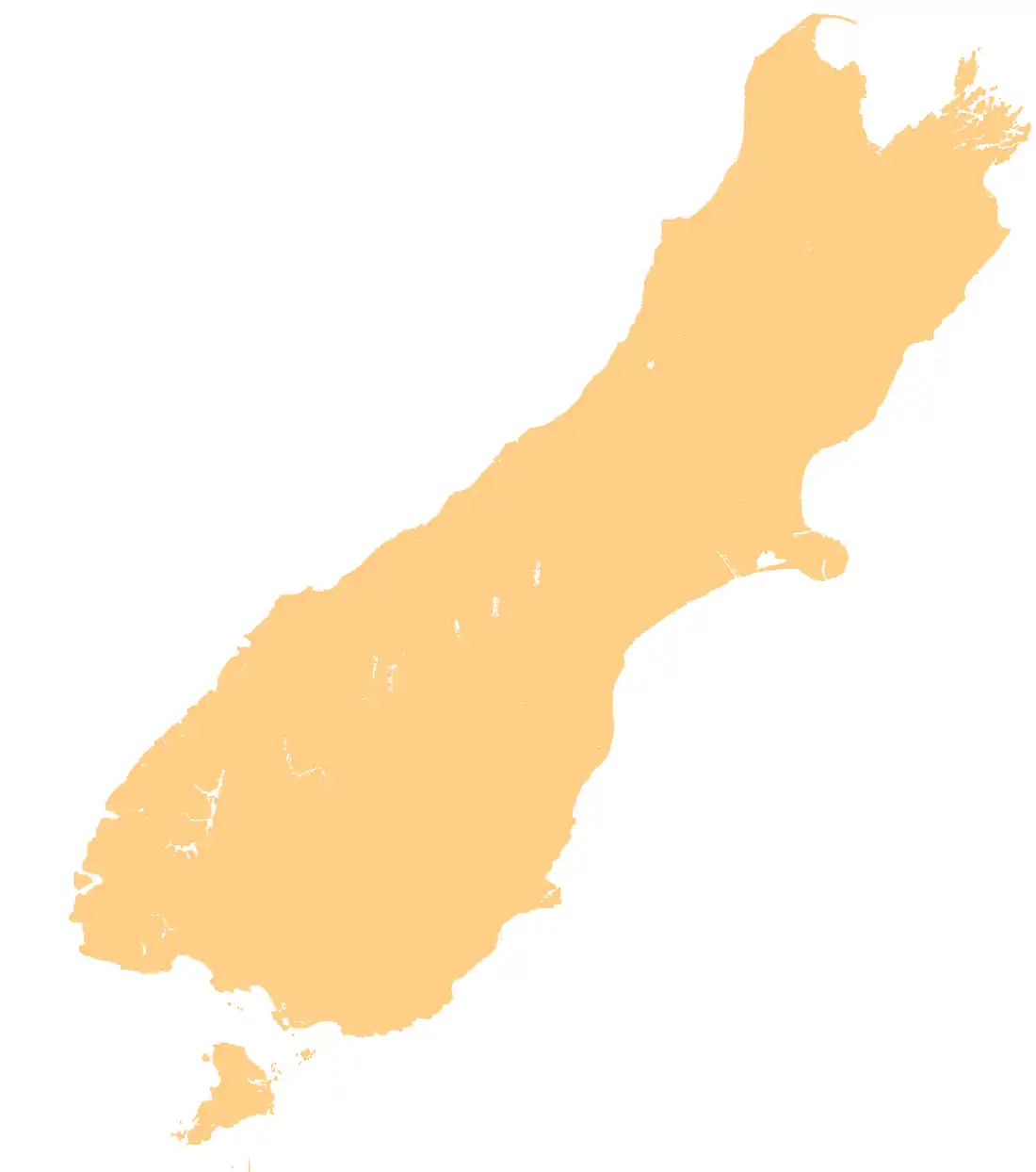 Burke River (New Zealand) is located in South Island