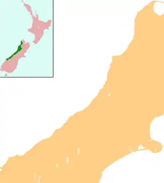 Location within New Zealand