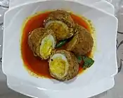 Nargesi kofta, a popular dish in Lucknow and Karachi