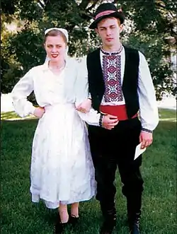 Ruthenian costume from Petrovci, Croatia