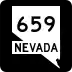 State Route 659 marker