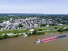 New Albany as seen from the Ohio River.