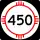 State Road 450 marker