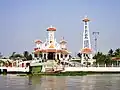 Vị Hưng Church next to Xà No River in Vị Thanh city.