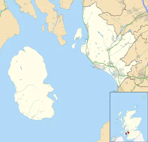 Lambroughton is located in North Ayrshire