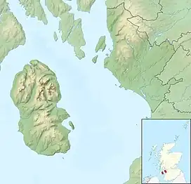 Pladda is located in North Ayrshire