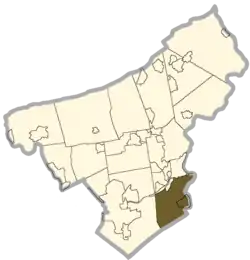 Location of Williams Township in Northampton County, Pennsylvania