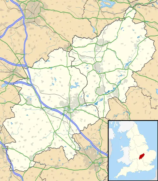 Northampton is located in Northamptonshire