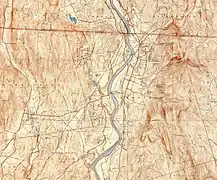 Topographic map of NMH School environs