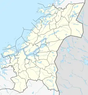 Øya is located in Trøndelag