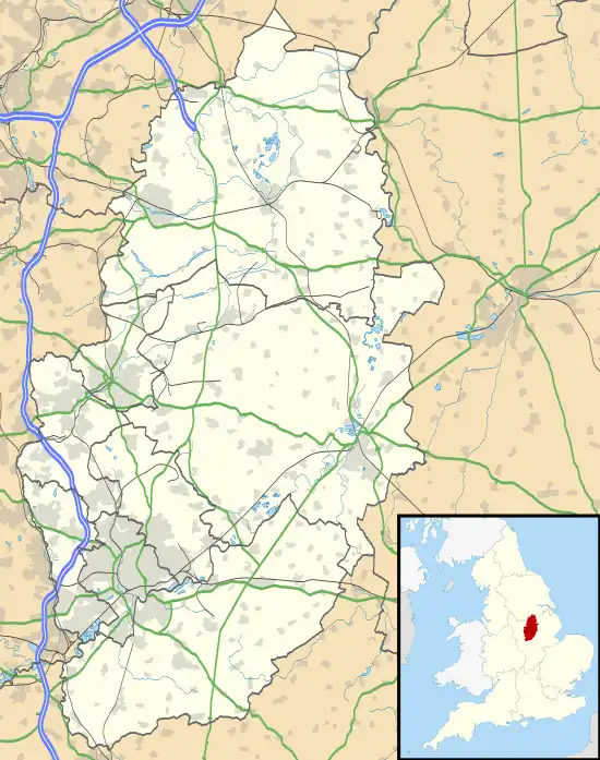 Bingham is located in Nottinghamshire