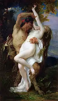 Nymph and Satyr (1860)