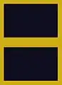 Flight suit sleeve insignia for a second lieutenant(2003–present)