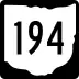 State Route 194 marker