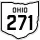 State Route 271 marker