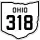 State Route 318 marker