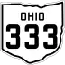 State Route 333 marker