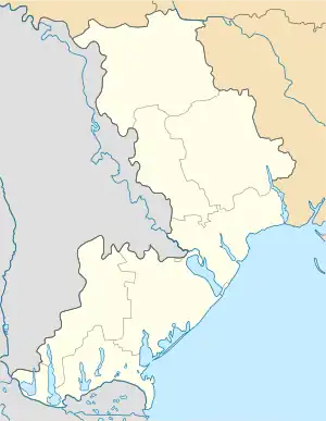 Kryzhanivka is located in Odesa Oblast