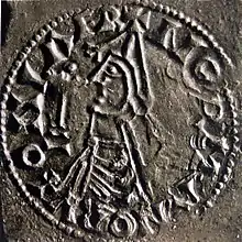 Silver coin of King Olav II   (ca. 1023–28)