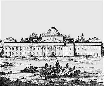 Verkiai Palace, as commissioned by Ignacy Jakub Massalski