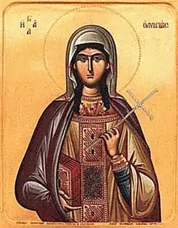 St. Olympias the Deaconess.