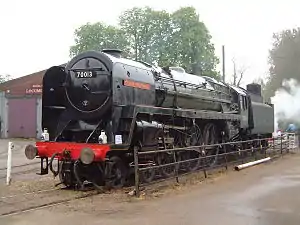 70013, Oliver Cromwell at Bressingham in May 2004