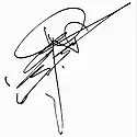 Omar Ali Saifuddien III's signature