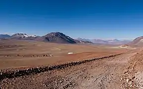 Chajnantor Plateau in the Chilean Andes, home to the ESO/NAOJ/NRAO ALMA