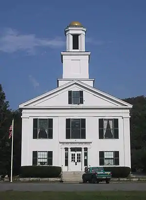 The Orange County, Vermont courthouse