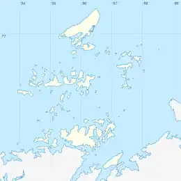 Hovgaard Island is located in Nordenskiöld Archipelago